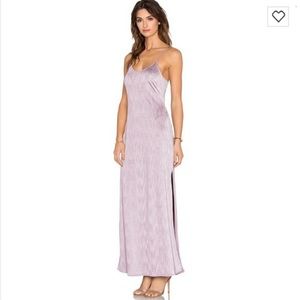 Free People Intimately She Moves Dusty Purple Maxi Dress with Slit